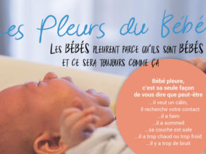 Affiche ‘Les pleurs du bébé’